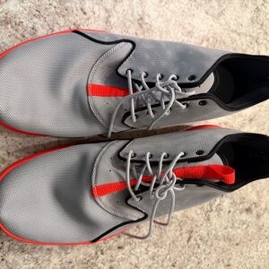 Stylish Gray and Red Men's Shoes